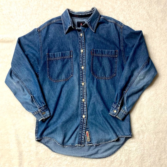 Levi's Tops - VTG Levi’s Button Down Denim Shirt | Women’s Size Medium